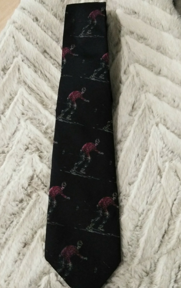 Vintage Robert Talbott Pittsburgh Skiing Tie